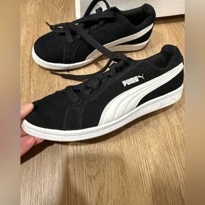 Puma Black and White Sneakers